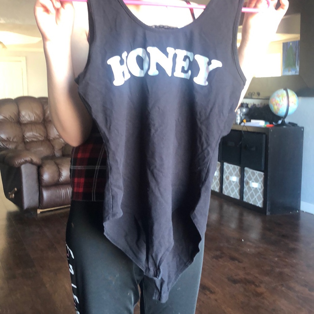 Black Honey tank bodysuit